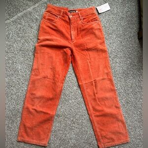 Vintage Orange Corduroy Pants